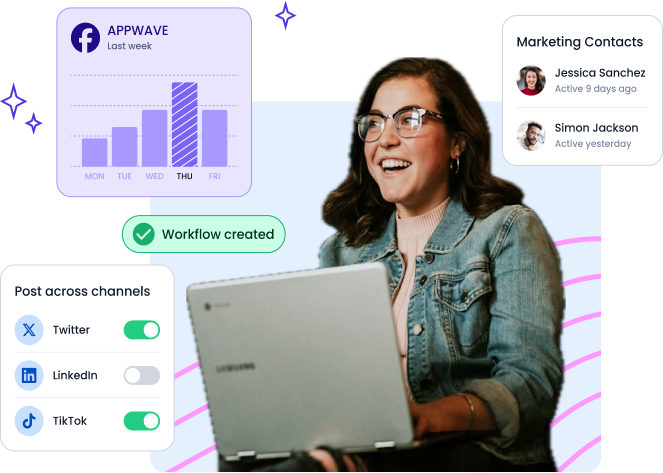 Dubai skyline with Burj Khalifa and desert safari